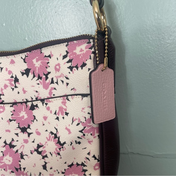 Coach Daisy Print Chaise 61 Crossbody Floral Pink White Purple L1979 89471 - Picture 3 of 14